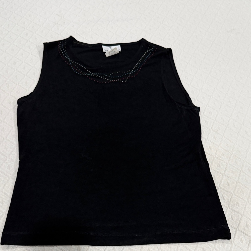 Black Sleeveless Top - The Travel Collection OS.